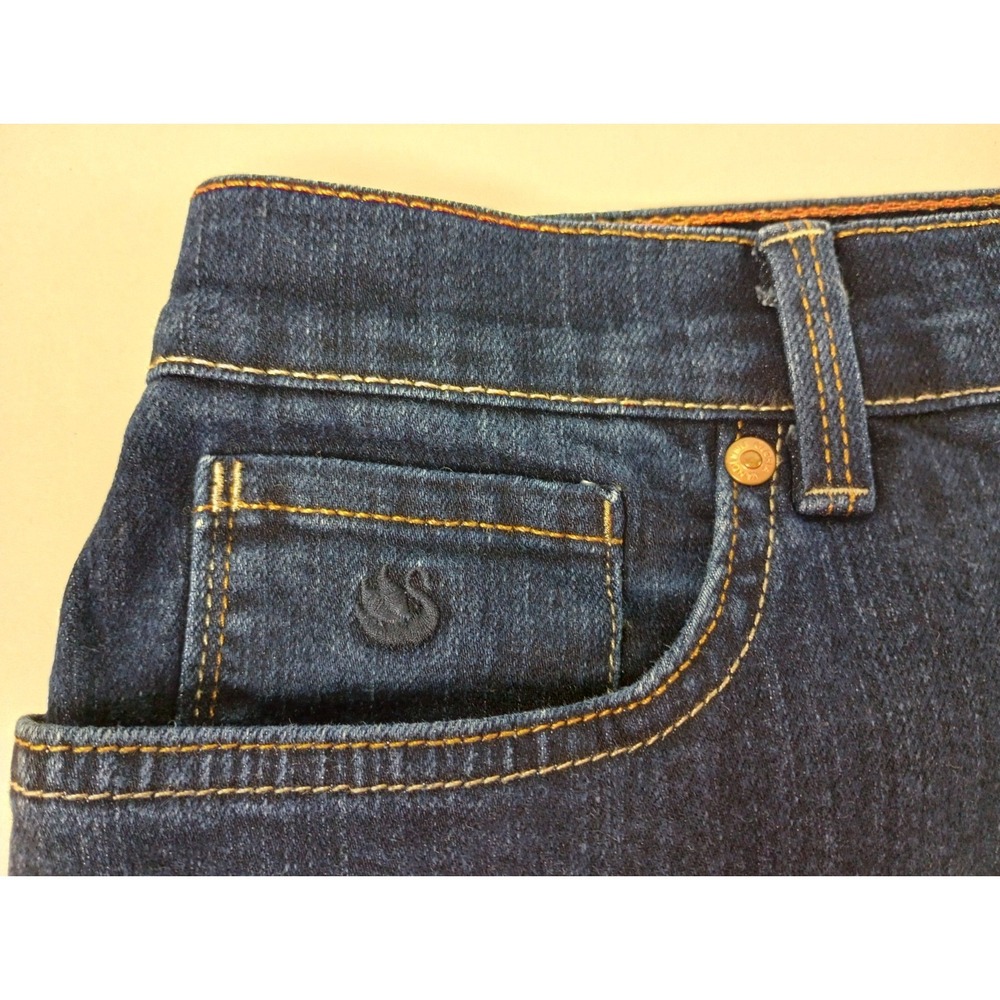 Gloria Vanderbilt Amanda Women's Short Size 16 Dark Wash Jeans - Picture 3 of 11